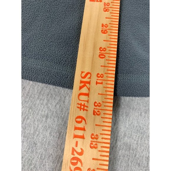 The North Face 1/4 Zip Fleece Pullover Shirt (Men's‎ Medium) Gray/Red - Picture 11 of 12